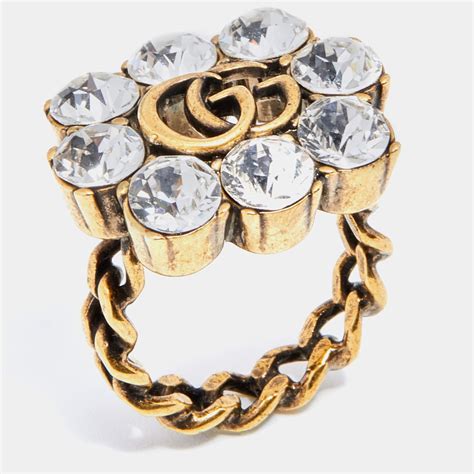 gucci crystal ring